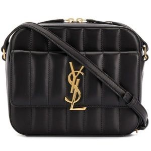YSL Vicky Quilted Crossbody Camera Bag